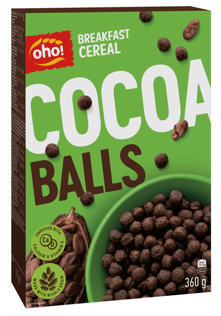Breakfast cereal “Cocoa balls”