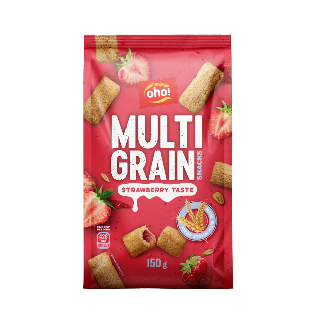 Multigrain snacks strawberry taste