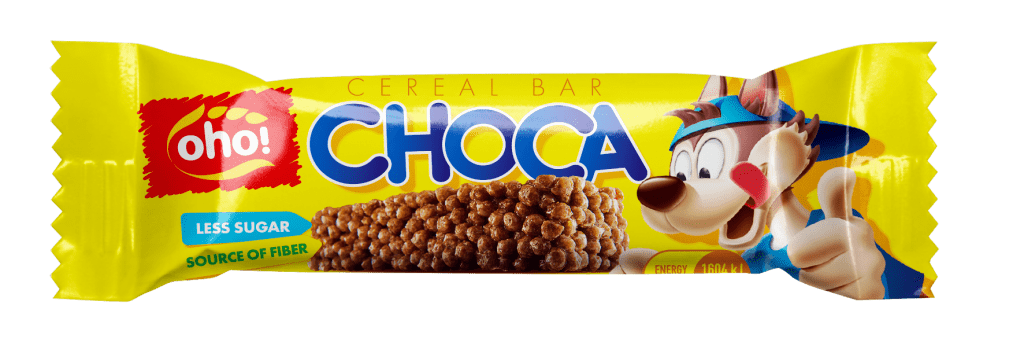 Pusryčių dribsnių batonėlis „Choca”