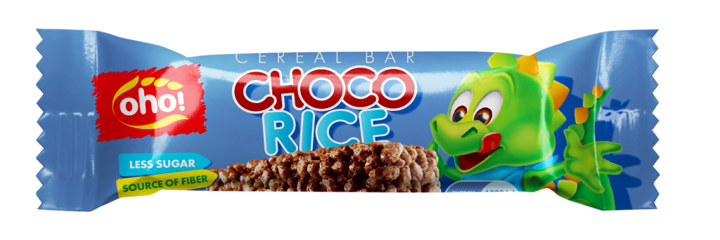 Pusryčių dribsnių batonėlis „Choco rice”