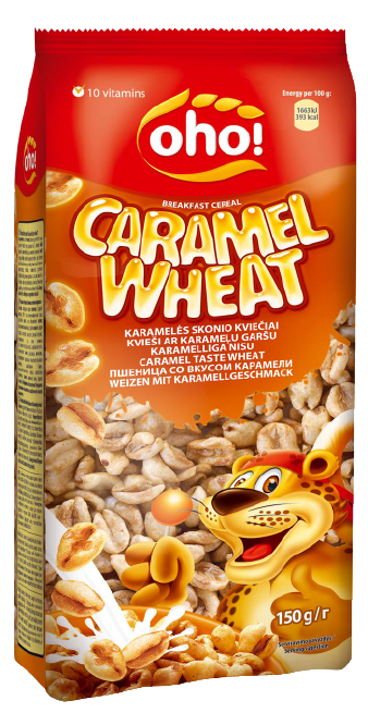 Breakfast cereal “Caramel wheat”