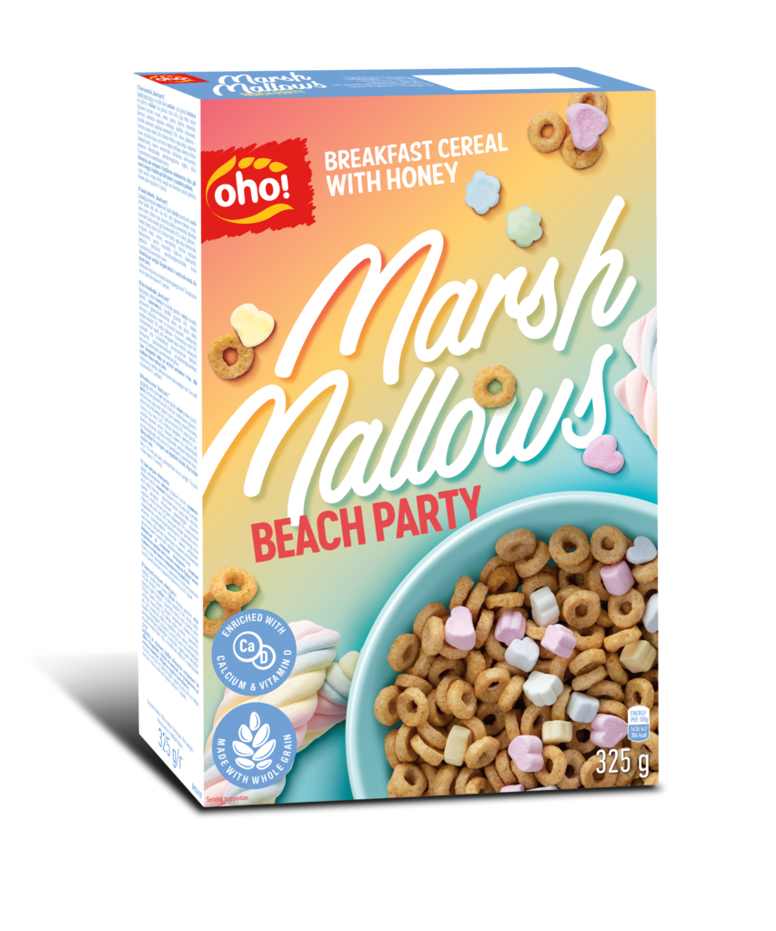 Breakfast cereal honey taste with marshmallows “Beach party”