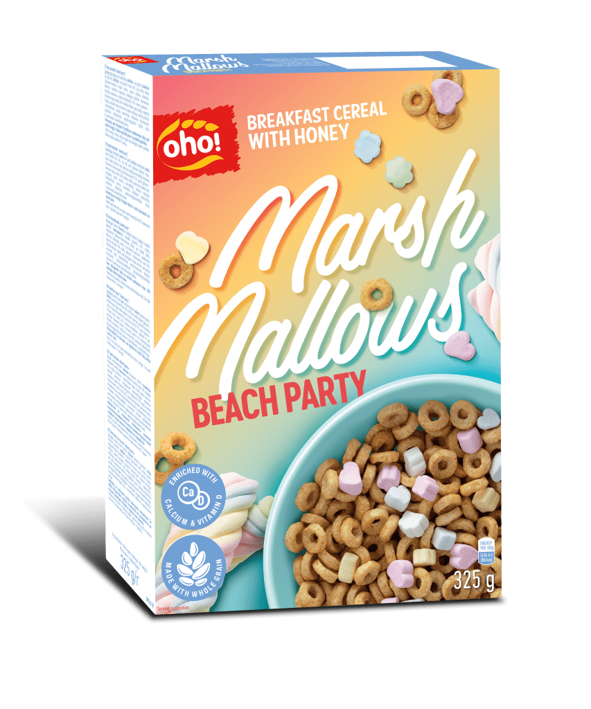 Breakfast cereal honey taste with marshmallows “Beach party”