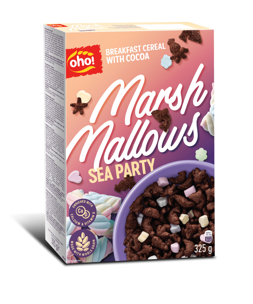 Breakfast cereal cocoa taste with marshmallows  “Sea Party”