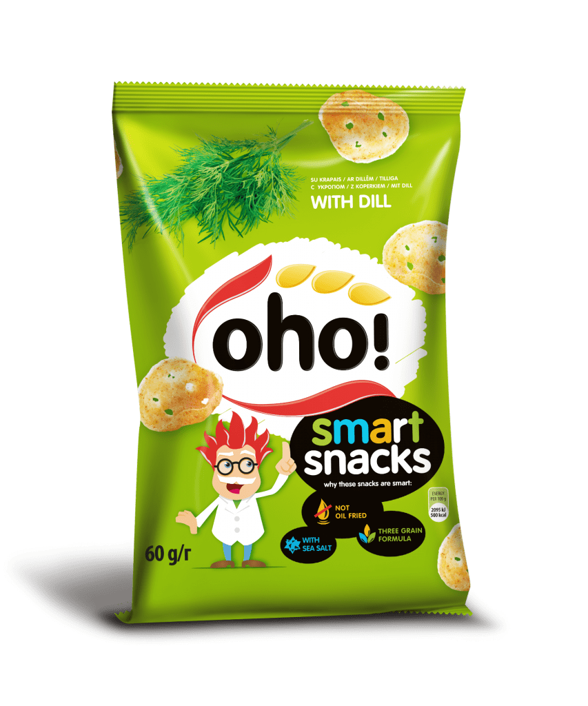 Krapų skonio traškučiai „Smart snacks”
