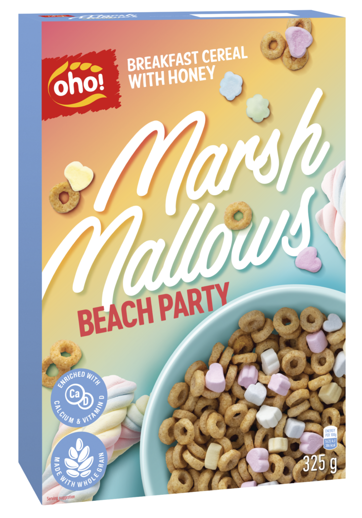 Breakfast cereal honey taste with marshmallows “Beach party”